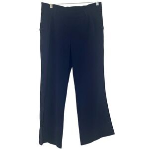 Gap Maternity Navy Blue Wide Leg Versatile Trousers Pants Medium Regular comfy